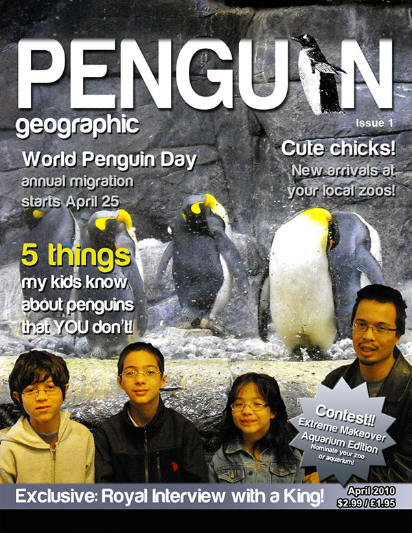 Penguin Geographic Mock Cover
